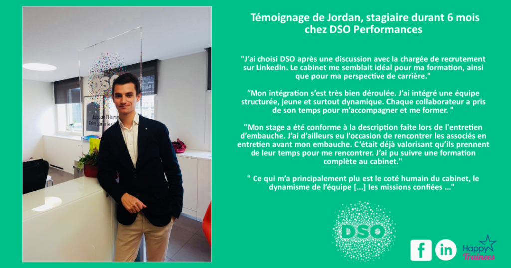 Jordan en stage chez DSO